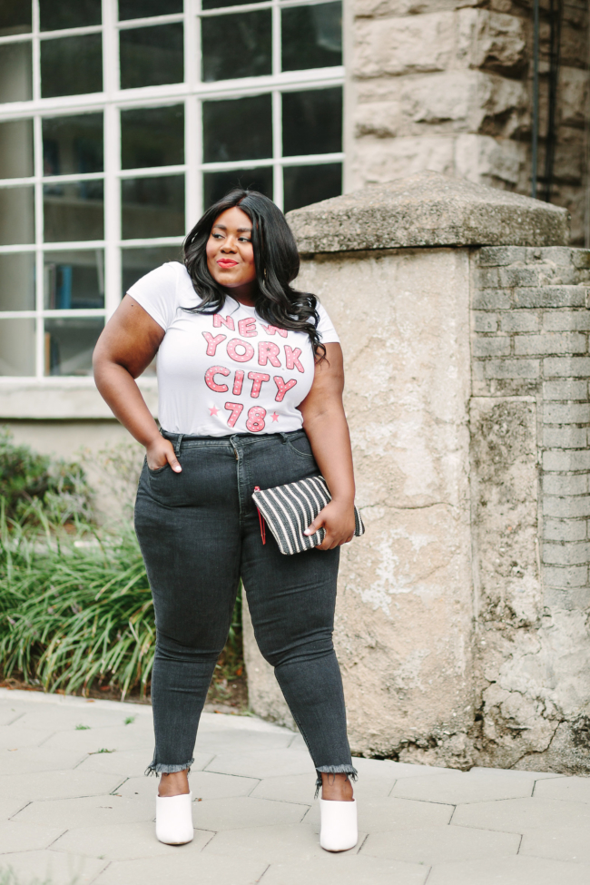 Express Jeans, Express Extended Sizes, Perfect Fit, Classic Jeans, Graphic Tee and Skinny Jeans, Fashion for All, Plus Size Fashion, Musings of a Curvy Lady