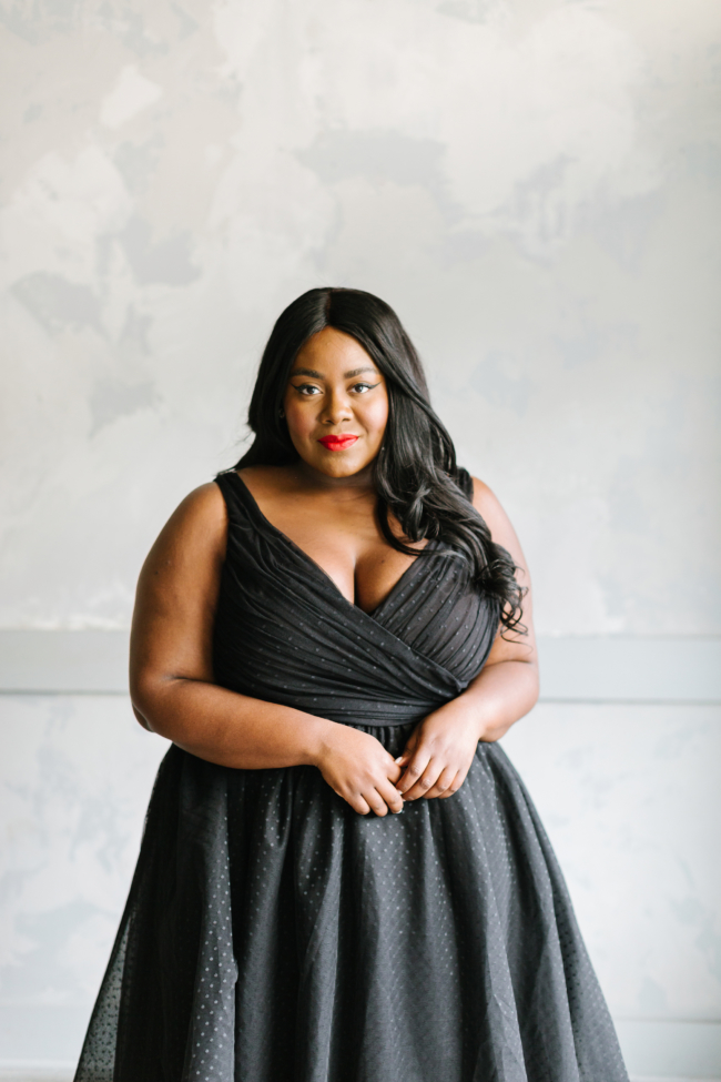 Musings of a Curvy Lady, Plus Size Fashion, Jason Wu, Eloquii, Occasion Dress, Holiday Collection, Holiday Party, Tulle Dress, Plus Size, Jason Wu X Eloquii