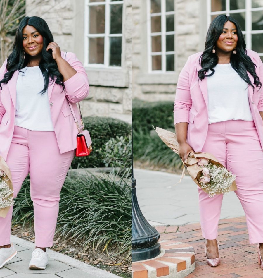 plus size fashion suits