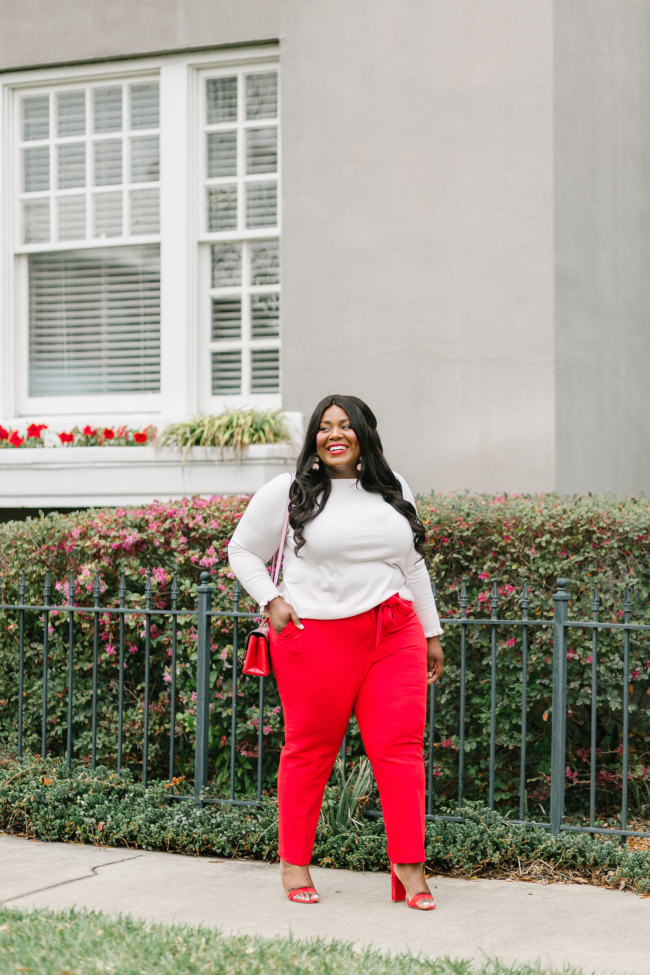 Zara, Steve Madden Sandals, Musings of a Curvy Lady, Plus Size Fashion, Fashion Blogger, Plus Size Blogger, Loft, Office Outfit Ideas, Women's Fashion, Pink and Red Outfit, Valentine's Day, Plus Size Office Outfits, Florida Blogger, Southern Belle