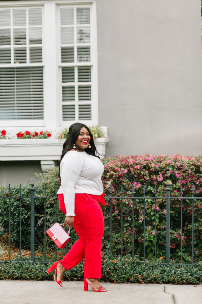 Zara, Steve Madden Sandals, Musings of a Curvy Lady, Plus Size Fashion, Fashion Blogger, Plus Size Blogger, Loft, Office Outfit Ideas, Women's Fashion, Pink and Red Outfit, Valentine's Day, Plus Size Office Outfits, Florida Blogger, Southern Belle