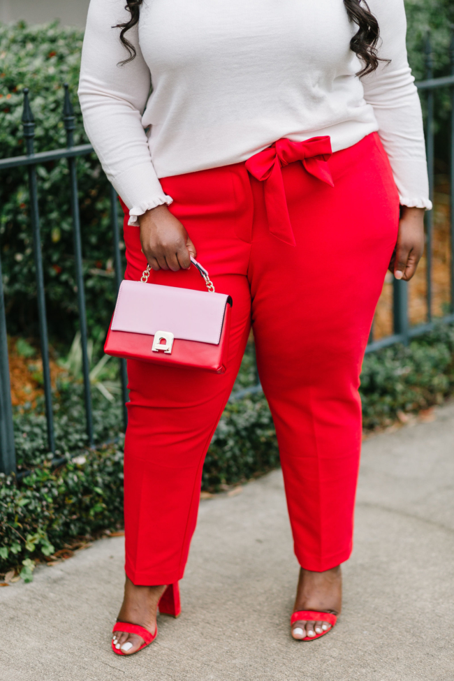 Zara, Steve Madden Sandals, Musings of a Curvy Lady, Plus Size Fashion, Fashion Blogger, Plus Size Blogger, Loft, Office Outfit Ideas, Women's Fashion, Pink and Red Outfit, Valentine's Day, Plus Size Office Outfits, Florida Blogger, Southern Belle