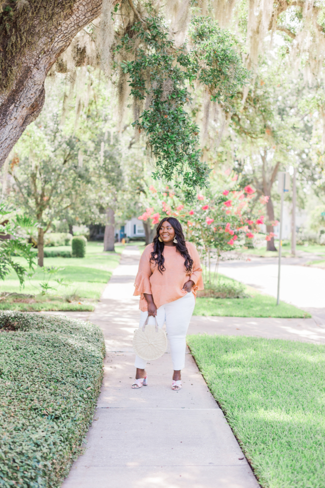 Musings of a Curvy Lady, Plus Size Fashion, LC Lauren Conrad, White Jeans, ShoeDazzle, Kohl's, Summer Fashion, Women's Fashion