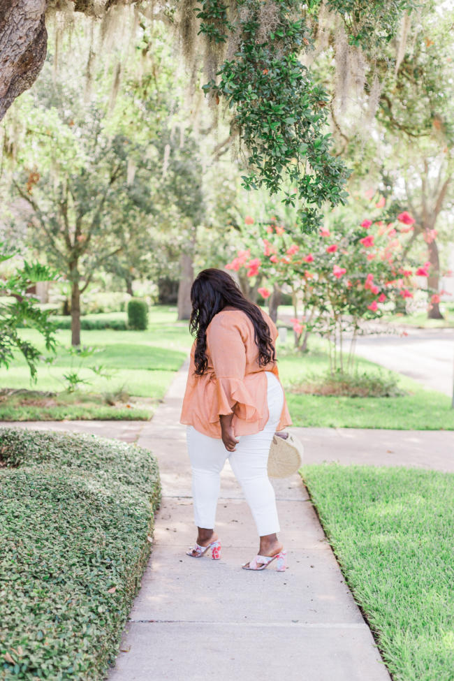 Musings of a Curvy Lady, Plus Size Fashion, LC Lauren Conrad, White Jeans, ShoeDazzle, Kohl's, Summer Fashion, Women's Fashion