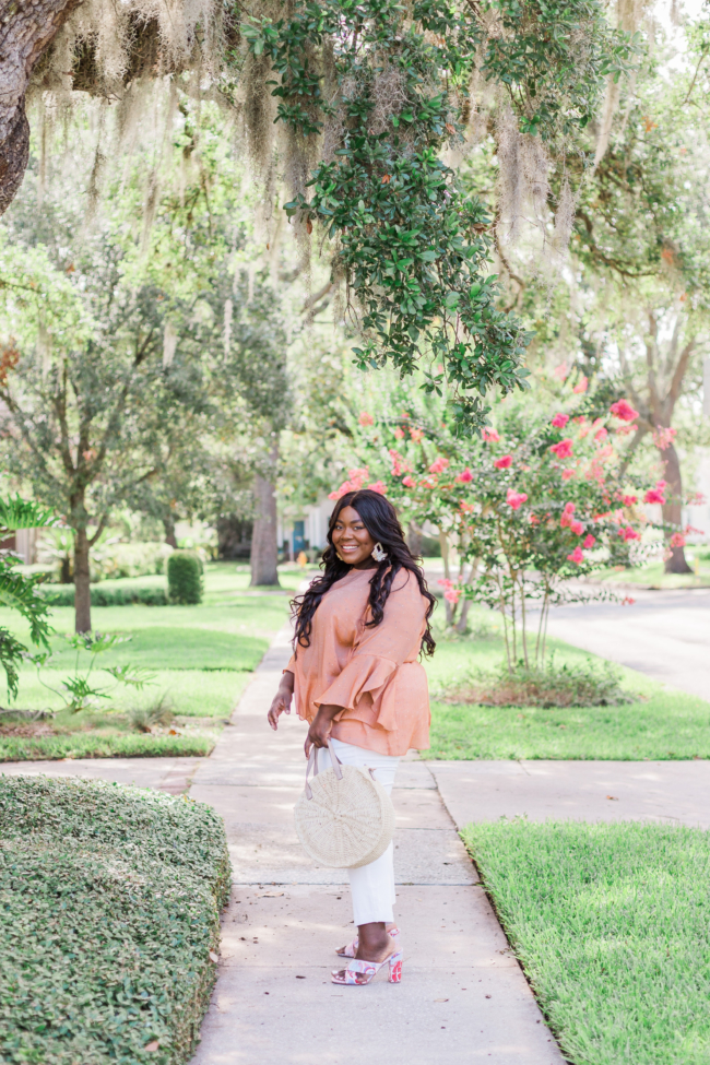 Musings of a Curvy Lady, Plus Size Fashion, LC Lauren Conrad, White Jeans, ShoeDazzle, Kohl's, Summer Fashion, Women's Fashion