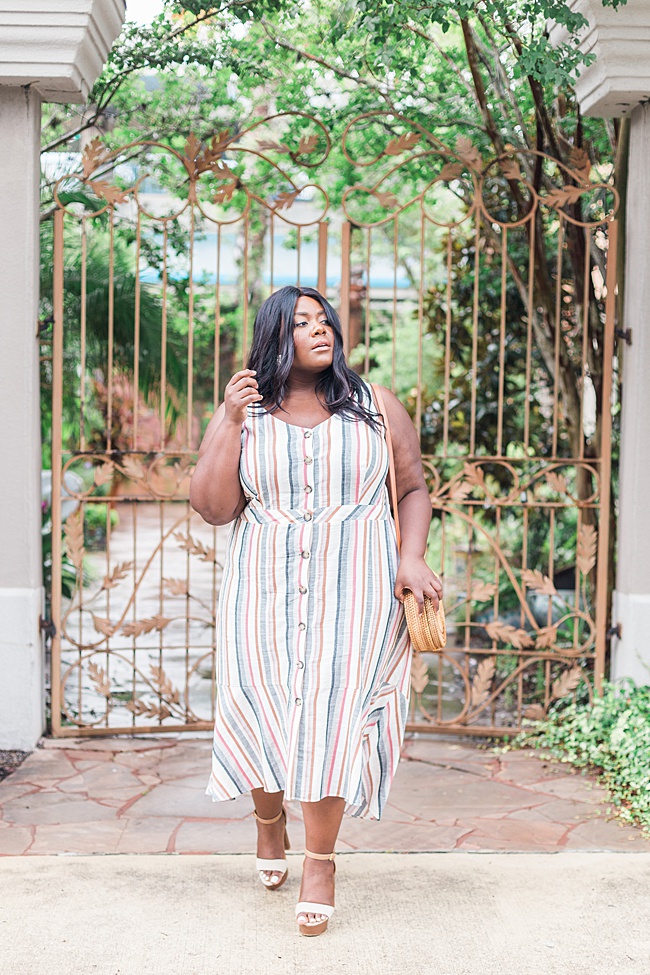 Musings of a Curvy Lady, Stitch Fix, Plus Size Fashion, Stylist, Styling Services, Love & Legend, Linen Dress, Summer Fashion