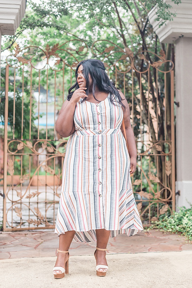 Musings of a Curvy Lady, Stitch Fix, Plus Size Fashion, Stylist, Styling Services, Love & Legend, Linen Dress, Summer Fashion