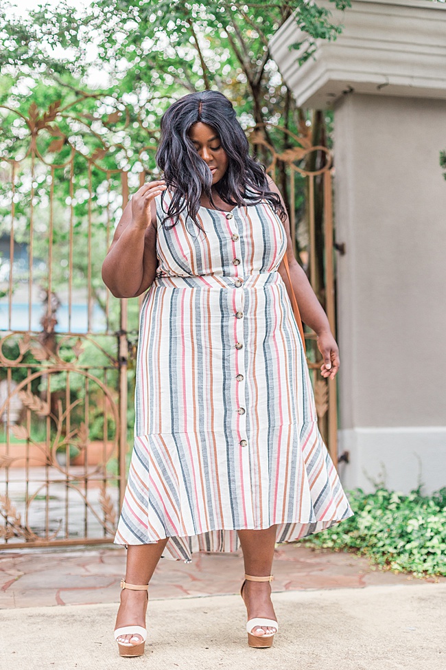 Musings of a Curvy Lady, Stitch Fix, Plus Size Fashion, Stylist, Styling Services, Love & Legend, Linen Dress, Summer Fashion