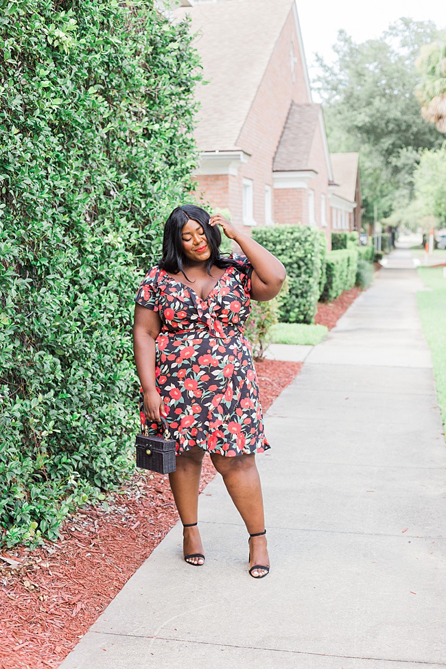 Musings of a Curvy Lady, Plus Size Fashion, Fashion Blogger, Gibson, Hot Summer Nights, Gibson Look, Nordstrom, Summer Fashion, Floral Print Top, Floral Print Skirt