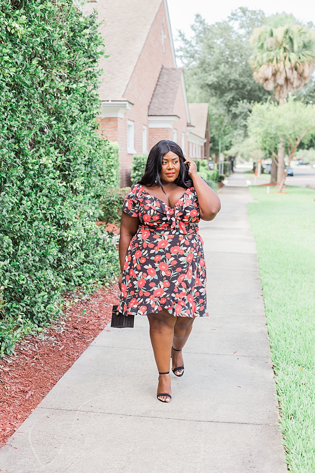 Musings of a Curvy Lady, Plus Size Fashion, Fashion Blogger, Gibson, Hot Summer Nights, Gibson Look, Nordstrom, Summer Fashion, Floral Print Top, Floral Print Skirt