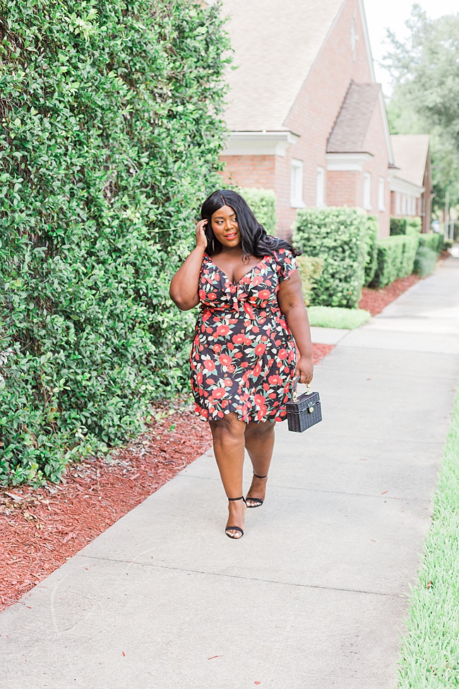 Musings of a Curvy Lady, Plus Size Fashion, Fashion Blogger, Gibson, Hot Summer Nights, Gibson Look, Nordstrom, Summer Fashion, Floral Print Top, Floral Print Skirt