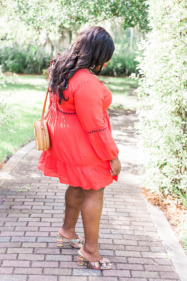 Musings of a Curvy Lady, Plus Size Fashion, Fashion Blogger, Chic Soul, Plus Size Dresses, Plus Size Dress, Plus Size Boutique, Summer, Crotchet Dress, Loeflfler Randall Penny Pleated Metallic Slide Sandals, Neiman Marcus