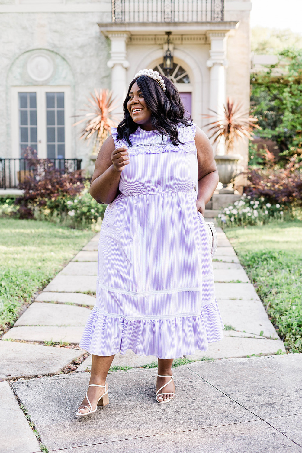 Plus Size Fashion, J.Crew Tiered Ruffle Dress, Plus Size Midi Dress, Romantic Fashion, Plus Size Cottagecore