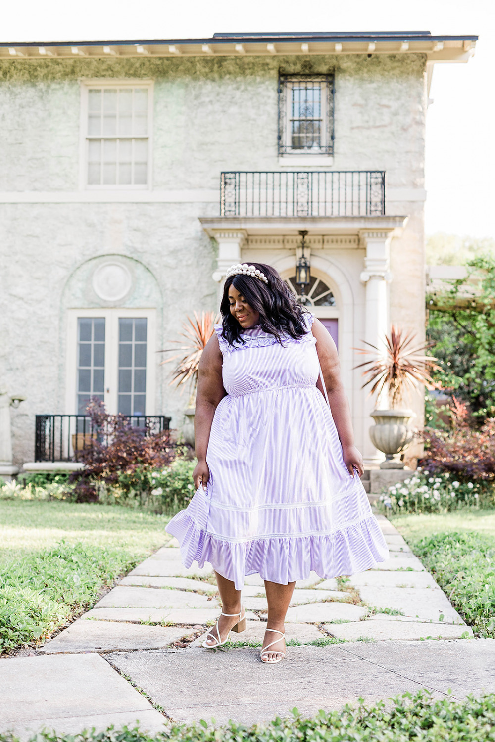 Plus Size Fashion, J.Crew Tiered Ruffle Dress, Plus Size Midi Dress, Romantic Fashion, Plus Size Cottagecore