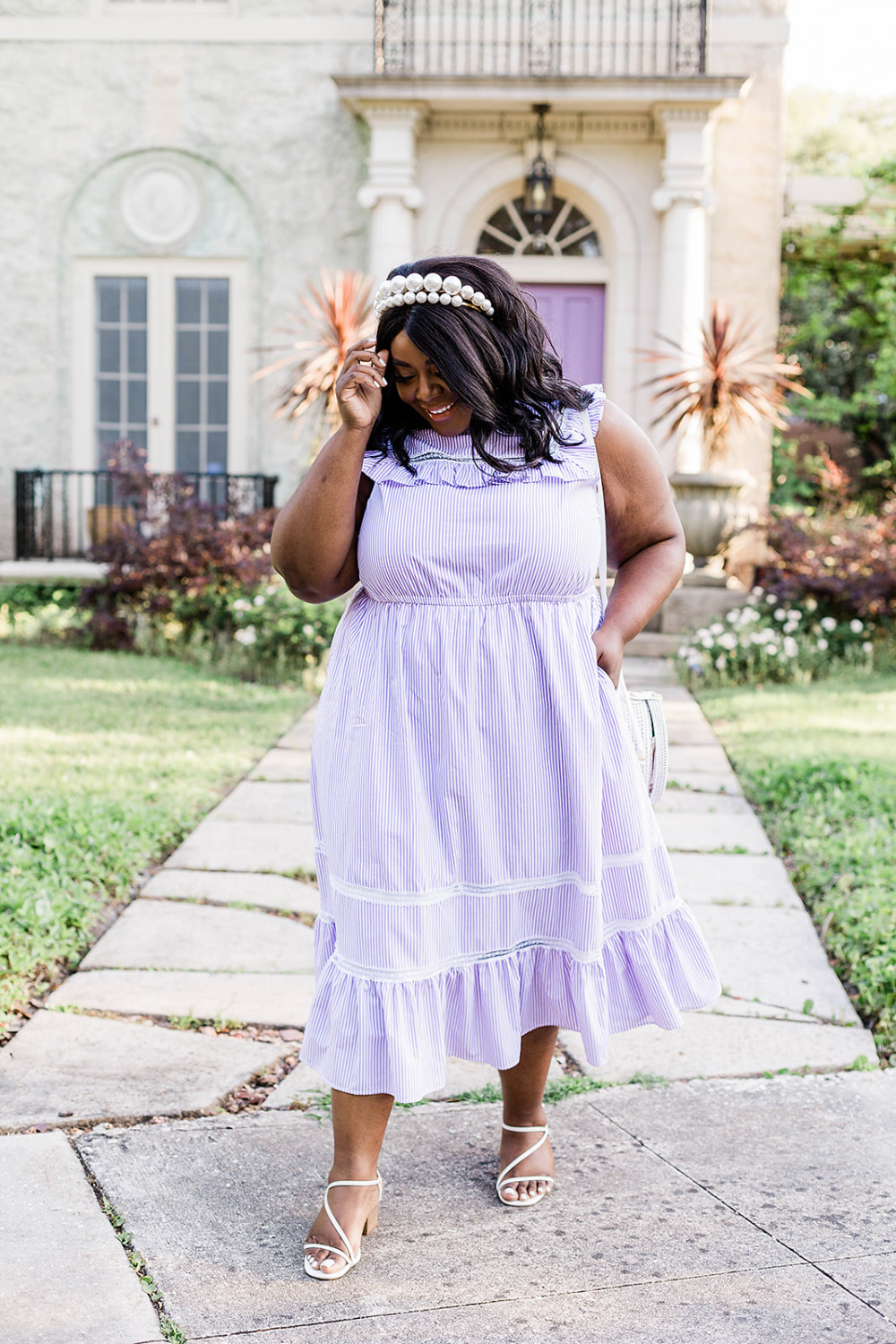 Plus Size Fashion, J.Crew Tiered Ruffle Dress, Plus Size Midi Dress, Romantic Fashion, Plus Size Cottagecore