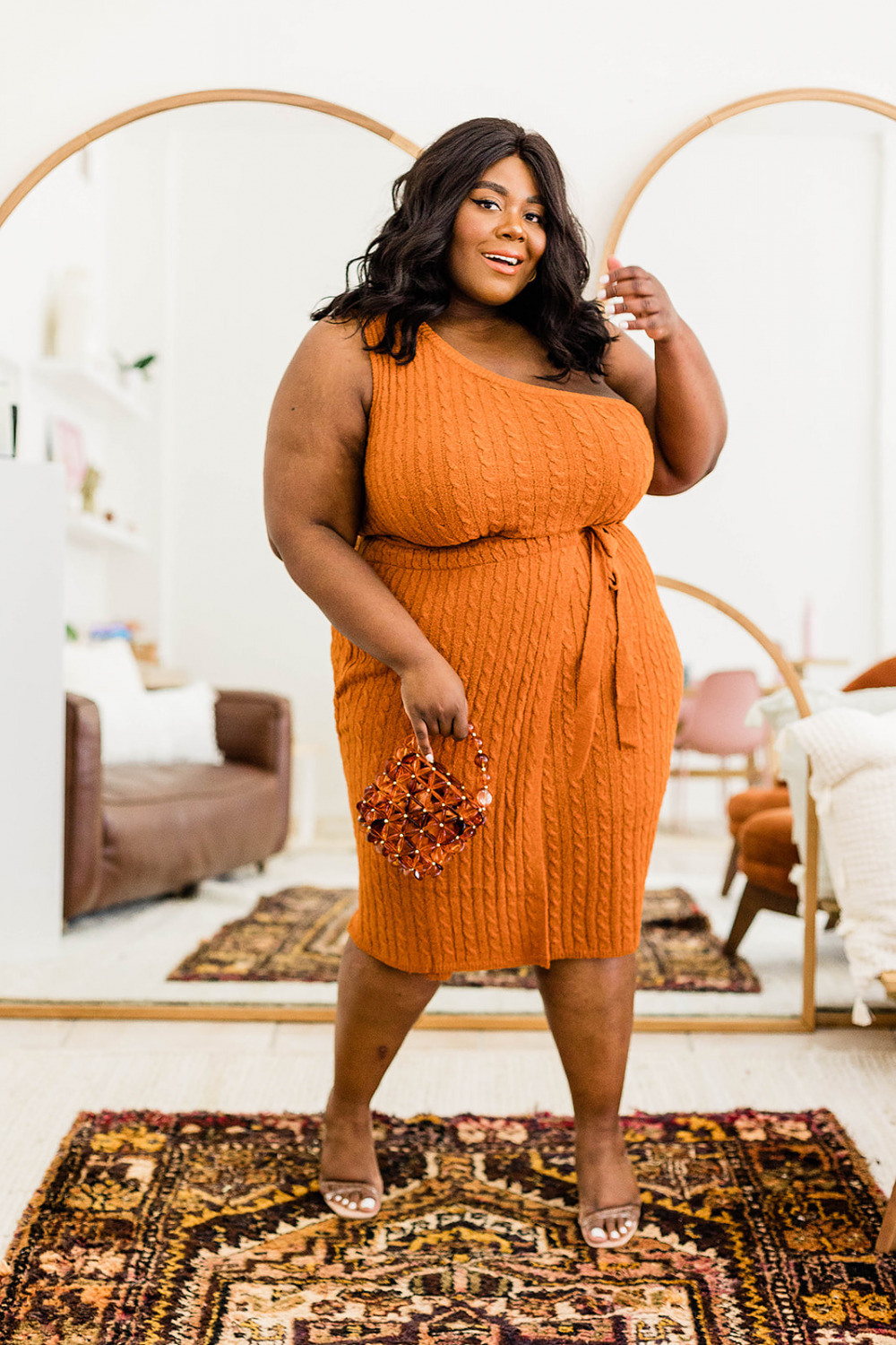 Anthropologie Ribbed Knit Skirt Set, Anthropologie Plus, Matching Set for Summer , Plus Size Fashion, Plus Size Matching Set, Plus Size Summer Outfit Ideas, Urban Outfitters, Tabitha Arc Mirror, Boho Home Style, Boho Home Decor