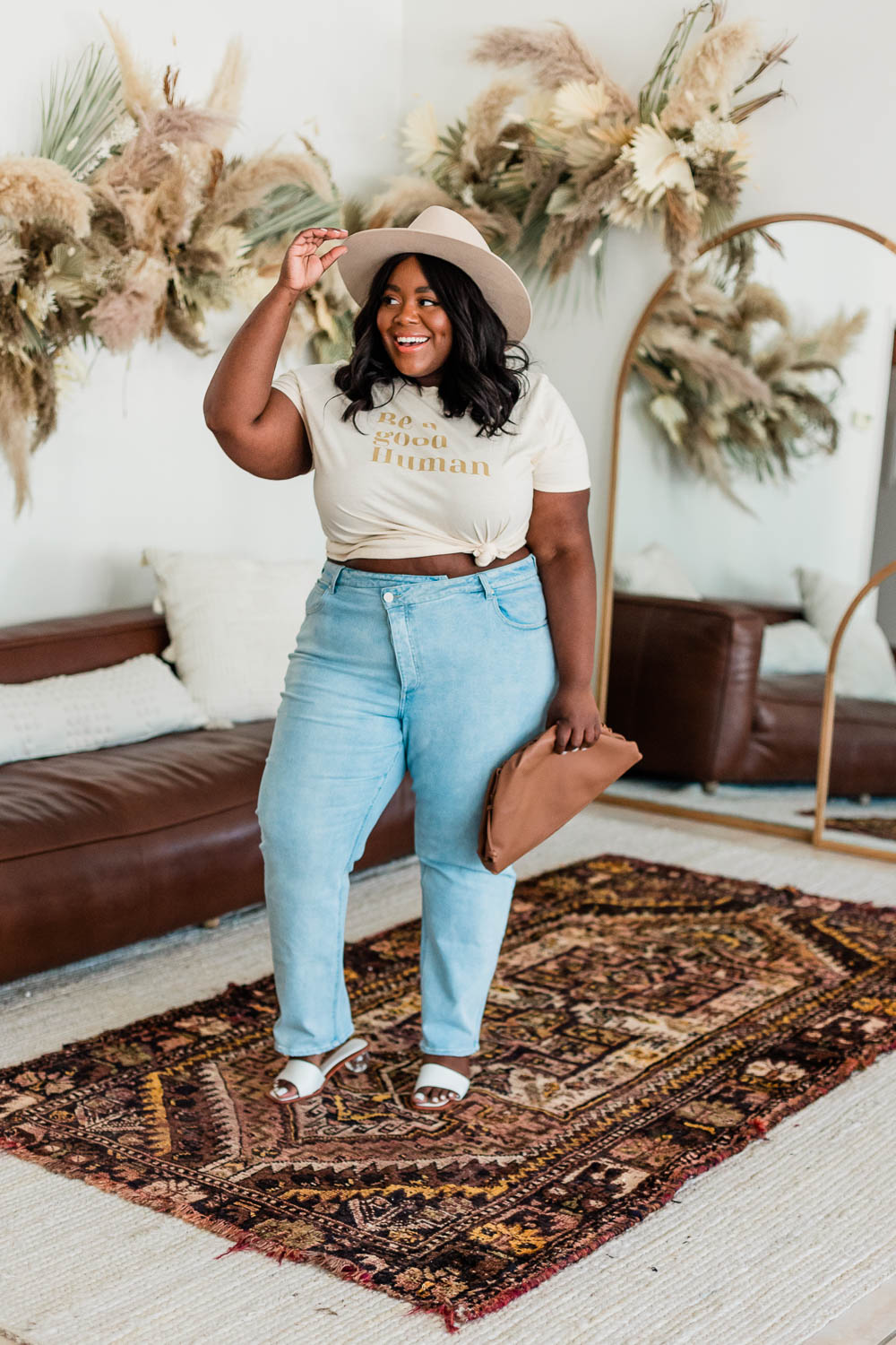 Dried Flower Installation, Urban Outfitters Tabitha Arc Mirror, Forever 21 Plus Size Knit Bodysuit Tan, Forever 21 Plus Size Straight Leg Jean, Lack of Color Benson Tri-Beige, Dumplin Bag, Organic Cotton Graphic Tee Forever 21 Plus Size Be a Good Human