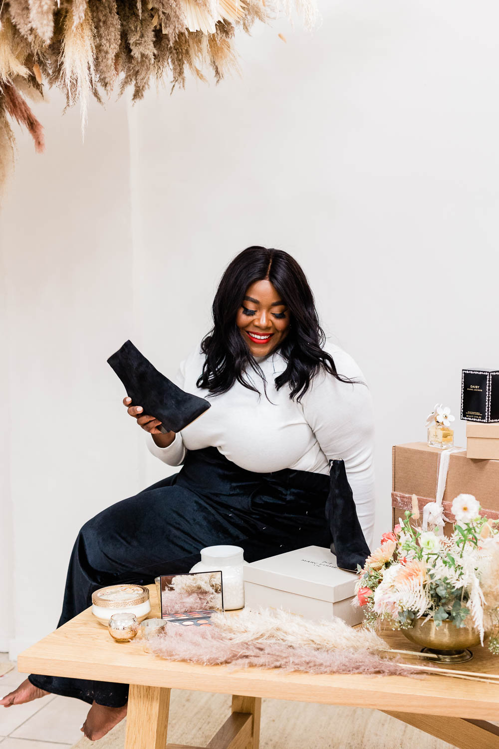 Nordstrom Rack Gift Ideas, Nordstrom Rack, Marc Jacobs Beauty, Portofino Candles, Marc Fisher Umika Bootie, M.A.C. MAC Art Library Palette, CityChic, BP. Turtleneck, Curvy Sense Velvet Wide Leg Pants, Holiday Gift Ideas, Gift Ideas Under $100, Gift Ideas for Her, 