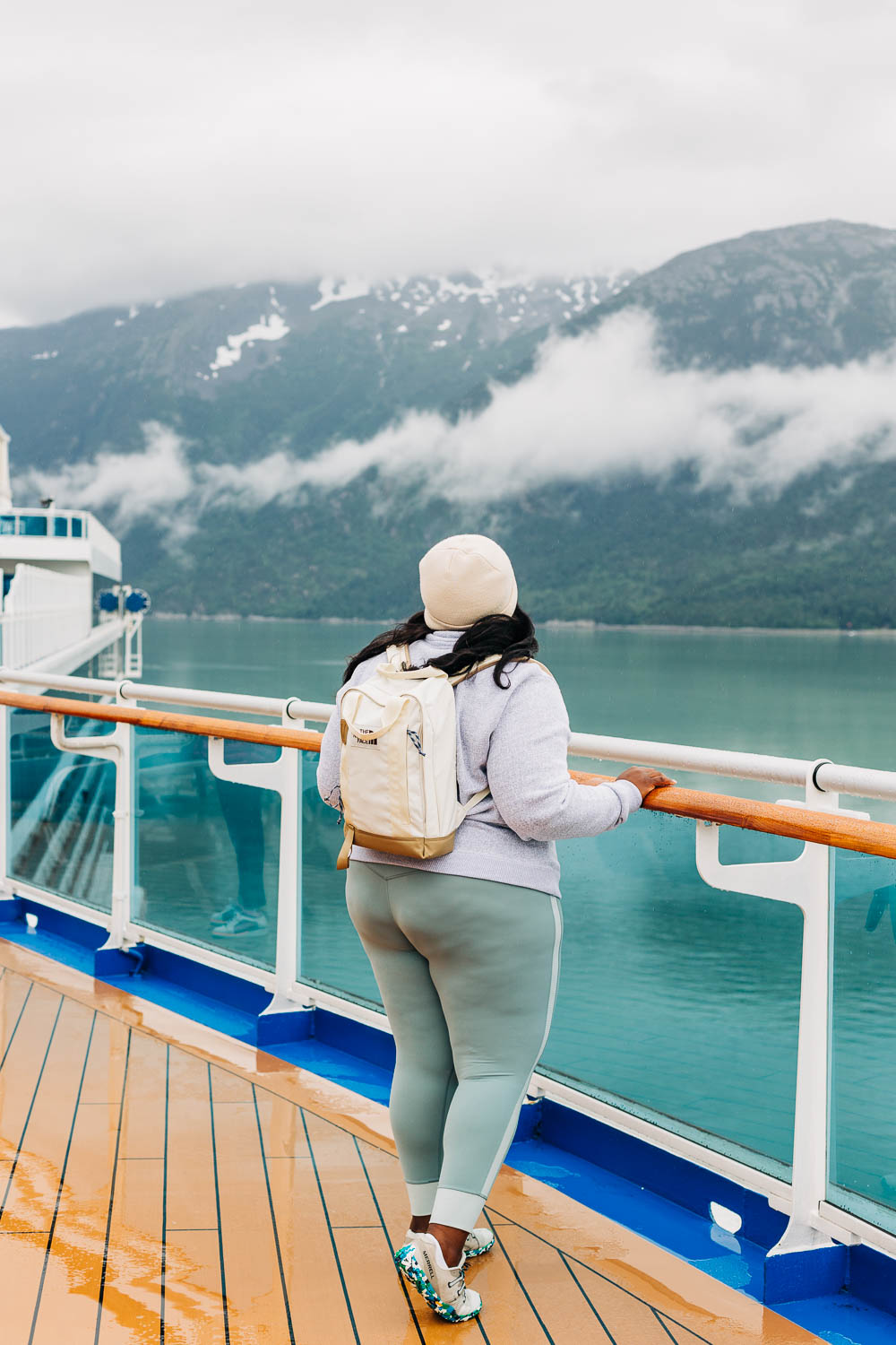 Cruise Wedding, Plus Size Wedding Dress, Destination Wedding, Princess Cruises, Alaska Cruise, Majestic Princess Alaskan Cruise, MedallionClass Cruise Ships, PNW, Black Women Traveling, Black Women Hiking, Glacier Bay National Park, Majorie Glacier