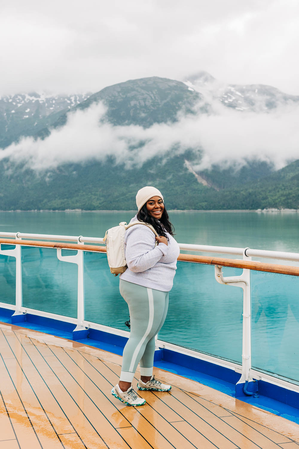 Cruise Wedding, Plus Size Wedding Dress, Destination Wedding, Princess Cruises, Alaska Cruise, Majestic Princess Alaskan Cruise, MedallionClass Cruise Ships, PNW, Black Women Traveling, Black Women Hiking, Glacier Bay National Park, Majorie Glacier